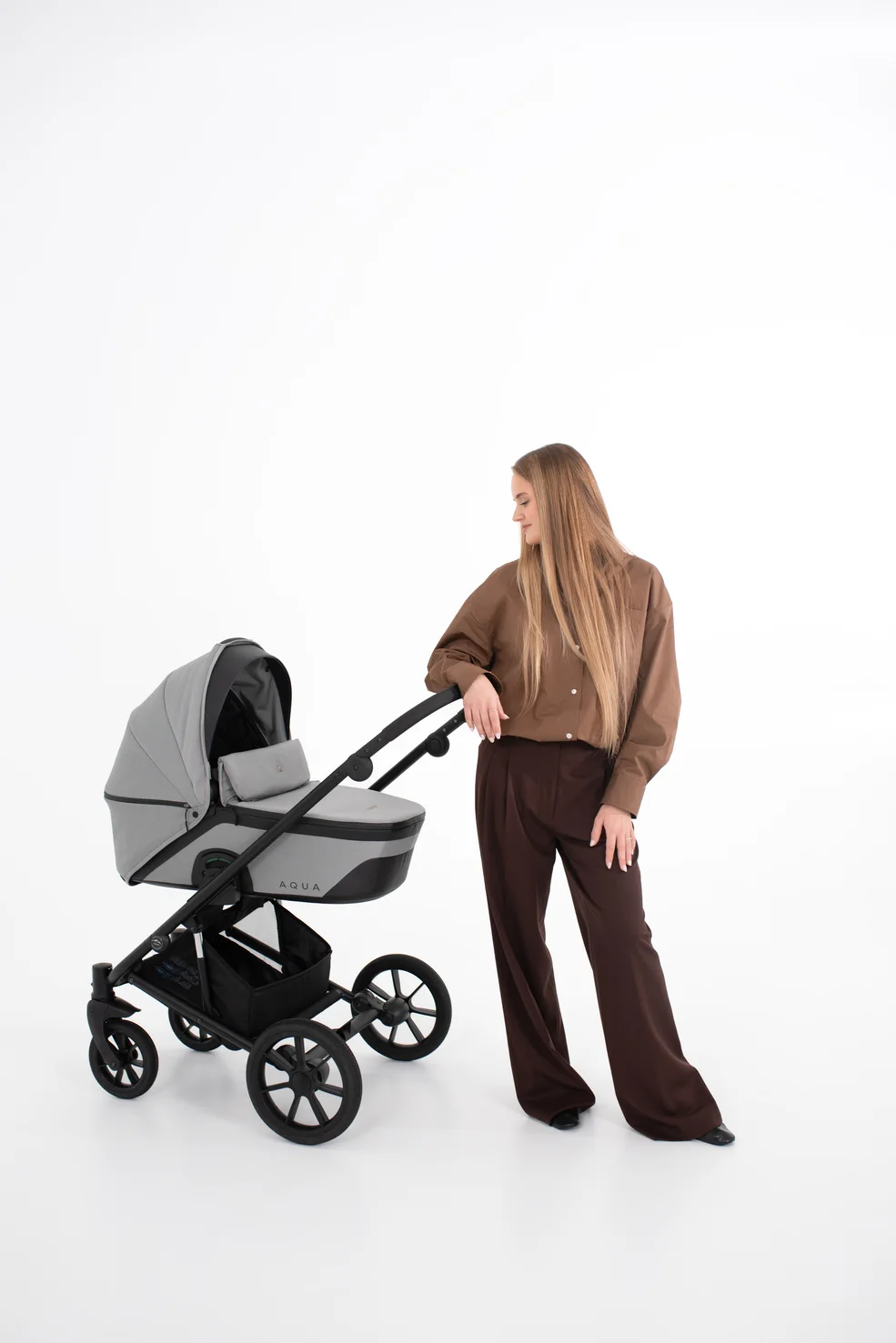 A mother walking with Aqua V.2
