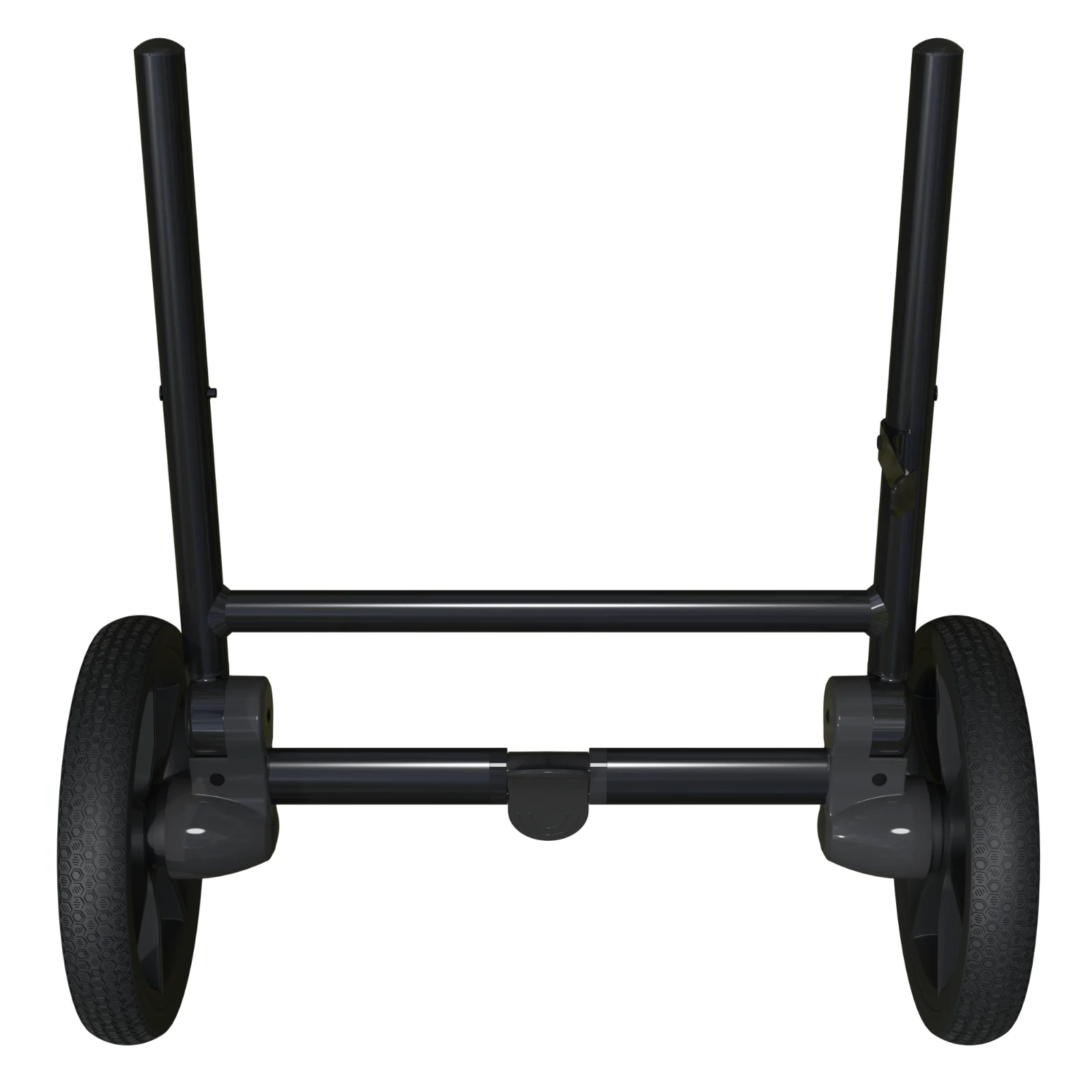Rear axle with suspension on each wheel